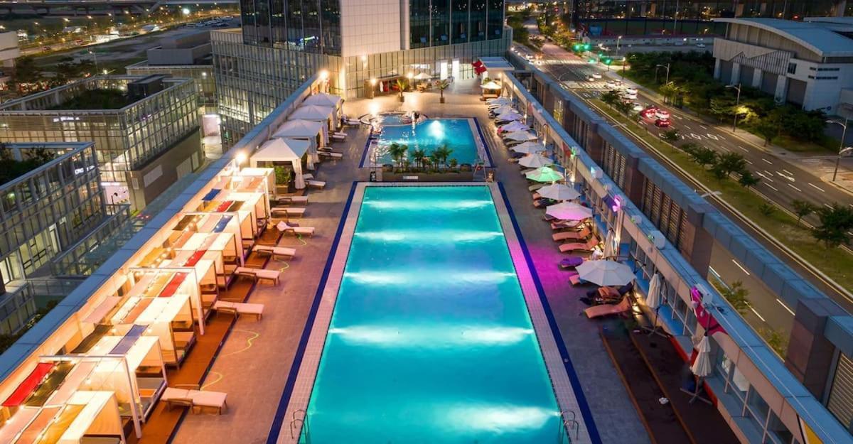Songdo Halla Westernpark-Seaviewroom Hotel-바다전망 Инчон Экстерьер фото